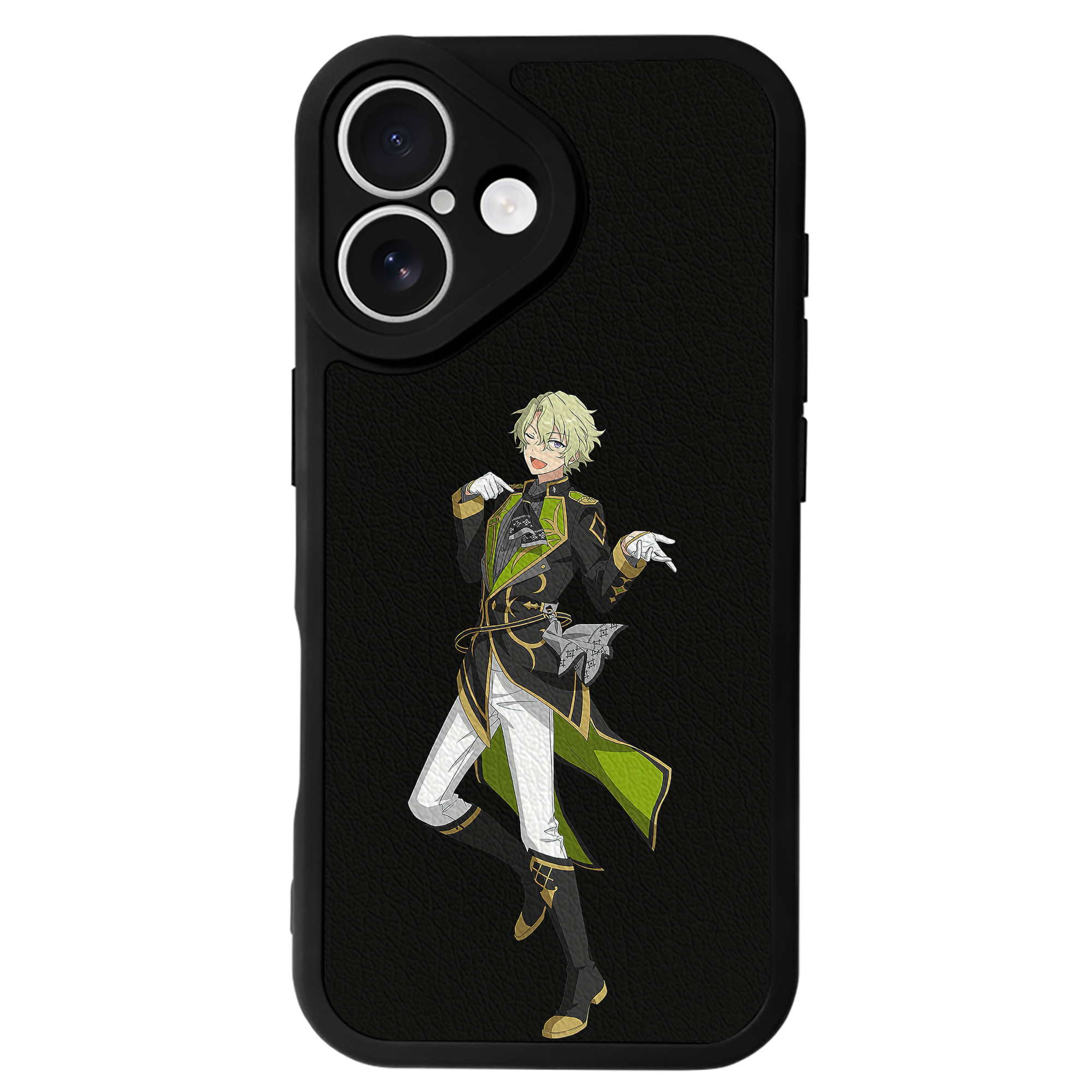 （画像用） あんさんぶるスターズ! Ensemble Stars 【iPhone 16シリーズ対応】シリコンスマホケース（レザー調） 材質：シリコン